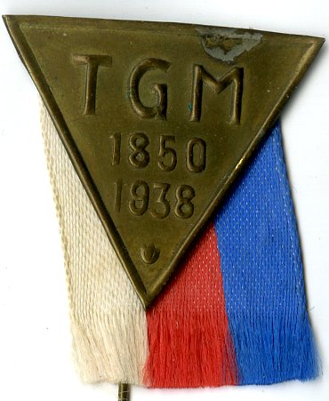 Odznak TGM k 20. výročí vzniku republiky