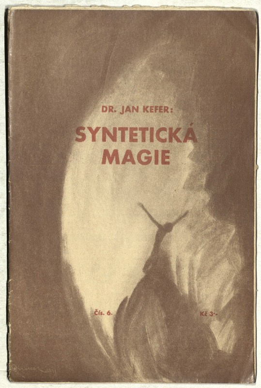 Dr. Jan Kefer: Syntetická magie. Sešitová knihovna „Spektrum“, Universalia - společnost čsl. hermetiků, 1933 – 1936. Obr. na titulu: František Drtikol 1931