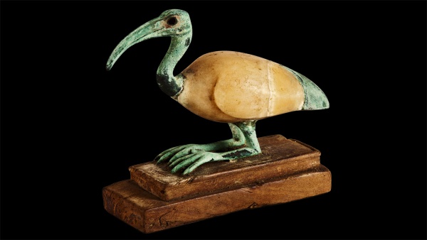 Fotografie. Soška posvátného ibise. Zdroj: Národní muzeum