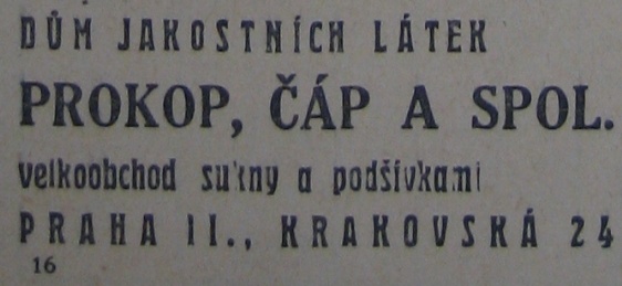 Fotografie. Krejcovske listy 1.1.1943. Zdroj: Národní muzeum
