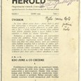 Herold, organizační věstník  Universalie – společnosti československých hermetiků. Roč. I., č. 1, leden 1933