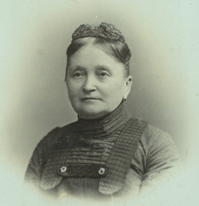 Terezie Čapková-Liehmannová na fotografii J. F. Langhanse, 1903