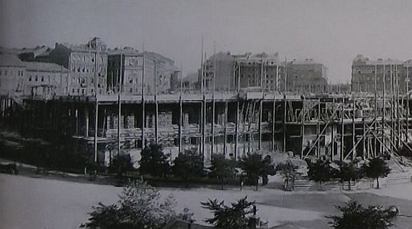 Stavba muzejní budovy (červenec 1886). FOTO: Archiv Národního muzea