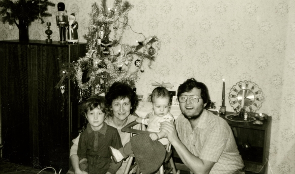 Rodinné foto na Štědrý den, soukromá sbírka Kristýny Hlavaté