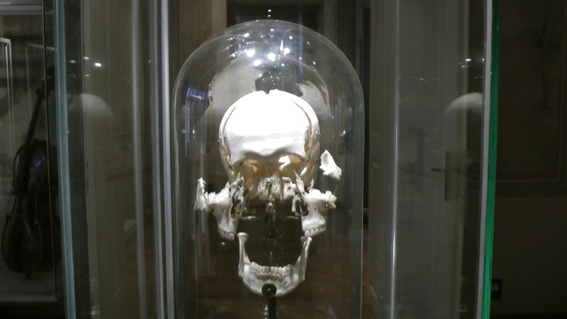 Tento exponát se také objevil na "place" v průběhu natáčení. Nyní ho najdou návštěvníci Nové budovy Národního muzea na výstavě Smrt (zdroj: Národní muzeum) Tento exponát se také objevil na "place" v průběhu natáčení. Nyní ho najdou návštěvníci Nové budovy Národního muzea na výstavě Smrt (zdroj: Národní muzeum)