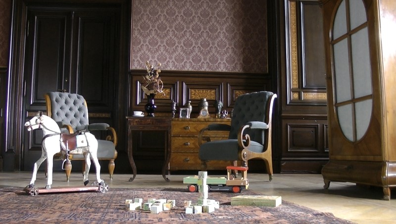 Pro natáčení bylo potřeba vytvořit iluzi dětského pokoje (zdroj: Národní muzeum) Pro natáčení bylo potřeba vytvořit iluzi dětského pokoje (zdroj: Národní muzeum)