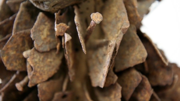 Fotografie. Detail africké fetiše. Zdroj Národní muzeum