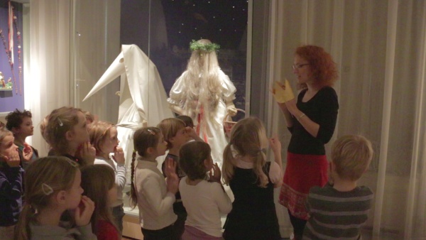 Fotografie. Děti se během návštěvy v Národním muzeu seznámily s vánočními zvyky. Zdroj: Národní muzeum