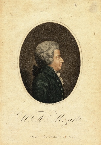 Picture. W.A. Mozart. (source: National Muzeum)