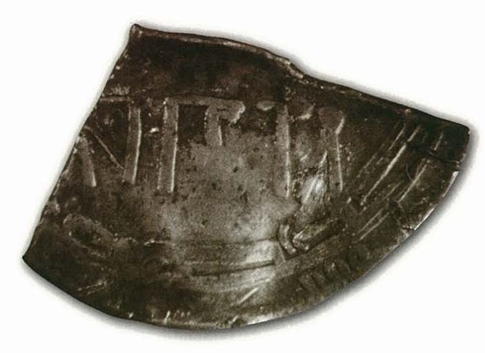 Sámánovská mince, Sandur (zdroj: Símun Vilhelm Arge: Forn búseting heima á Sandi. In: Frøði 5, 2001, s. 10)