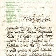 Dopis Jiřího Karáska ze Lvovic z roku 1919, ve kterém sděluje nakladateli podmínky k vydání jeho děl Obrácení Raymunda Lulla, Sodomy a Lásky absurdné (archiv Aloise Srdce)