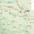 Mapka s lokalizací území, kde byl jadarit nalezen (s využitím Openstreetmap vytvořil Ivo Macek)