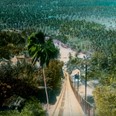 Lanovka na Penang Hill, Penang, Malajsie. Kolorovaný diapozitiv. (zdroj: Národní muzeum)