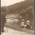 Koupající se prasátka, 1915. Foto Josef Váchal. Národní muzeum.