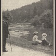 Reprodukce fotografie Josefa Váchala Koupající se prasátka v časopise Svět zvířat, 1915.