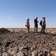 Geologický průzkum zázemí archeologické lokality (foto Pavel Ressner)